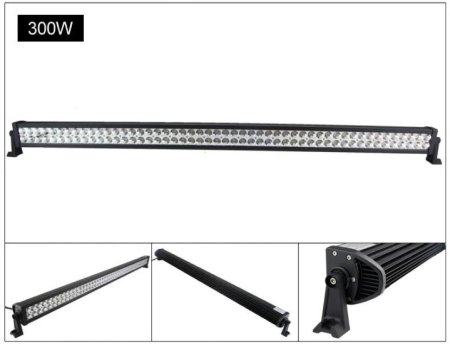 (image for) 300W Off Road LED Light Bar Double Row 100*3W CREE LED Work Light For Car Driving