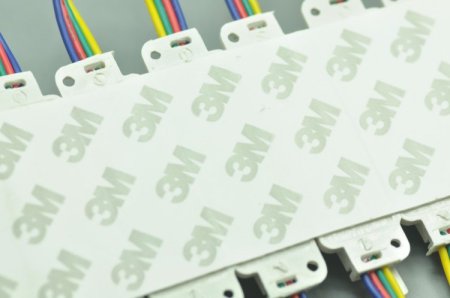 (image for) 5050 SMD LED Modules RGB 3 LED 5050 Modules 65x18MM 12V 0.75W Waterproof Modules