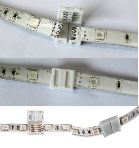 (image for) LED RGB Connector 5050 RGB Easy Connect 10mm rgb led strip connect