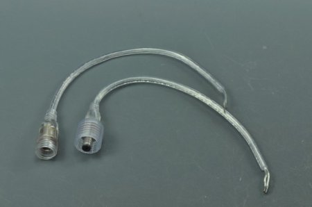 (image for) LED Strip Waterproof DC Connector Female and Male 5.5mm x 2.1mm(2.5mm) For strip light power supply connect Transparent