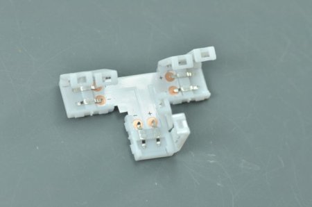 (image for) LED Strip 90 Degree Turn 10mm 8mm 2Pin "L" type Connecter for 3528 5050 Single Color Strip light Connect