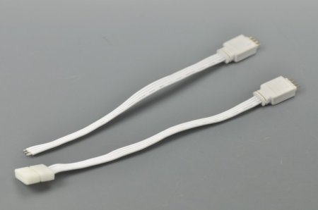 (image for) 4 Pin 15.8CM Male Connector Cable for 5050 3528 5630 RGB LED light Strip Cord Clip