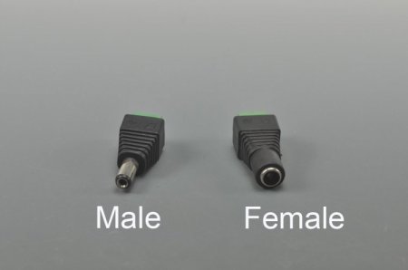 (image for) Easy Connector female male For LED Strip Light 3528 /5050 connect dc Adapter Power Supply