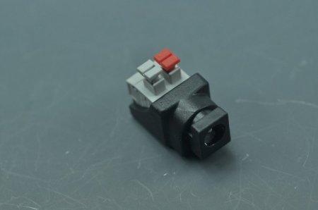 (image for) Female Male 2.1mm X 5.5mm DC Power Connector DIY Spring Clamp Quick Fix