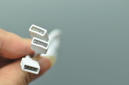 (image for) RGB Splitter Cable 1 to 2 3 4 5 6Female Strip Connector for LED 5050 3528 RGB Strip 35CM(13.78Inch)