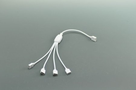 (image for) RGB Splitter Cable 1 to 2 3 4 5 6Female Strip Connector for LED 5050 3528 RGB Strip 35CM(13.78Inch)