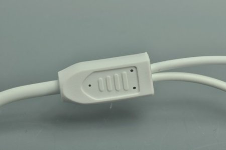 (image for) Compact Power Supply to Splitter White Cable LED Light Power Splitter DC 1 to 2 3 4 5 6 Adapter