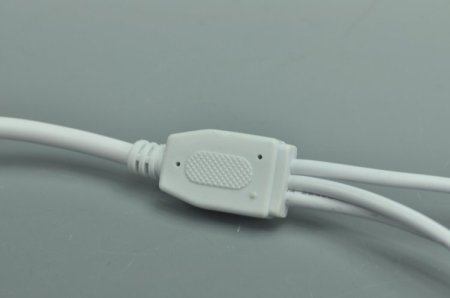 (image for) Compact Power Supply to Splitter White Cable LED Light Power Splitter DC 1 to 2 3 4 5 6 Adapter