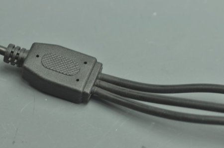 (image for) Black RGB Splitter Cable 1 to 2 3 4 Female Strip Connector for LED 5050 3528 RGB Strip 35CM(13.78Inch)