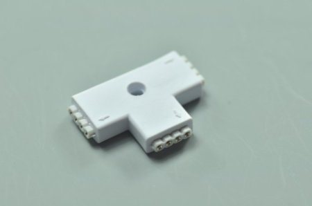 (image for) RGB 4pin "L" "T" ''+" "ä¸€" Type Connector For LED RGB Strip connecter to 90 180 360 degrees Both for 5050 3528 RGB Strip