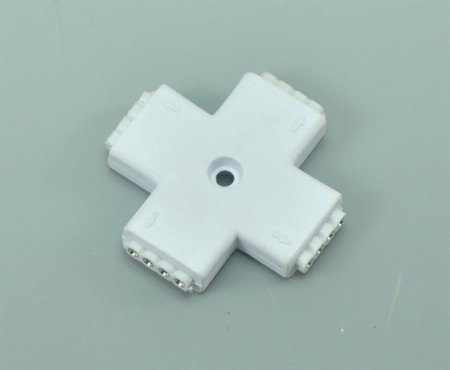 (image for) RGB 4pin "L" "T" ''+" "ä¸€" Type Connector For LED RGB Strip connecter to 90 180 360 degrees Both for 5050 3528 RGB Strip
