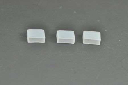 (image for) LED Strip Silicone Tube ends strip Tube cap fixed button for 5050 3528 single color and rgb strip waterproof