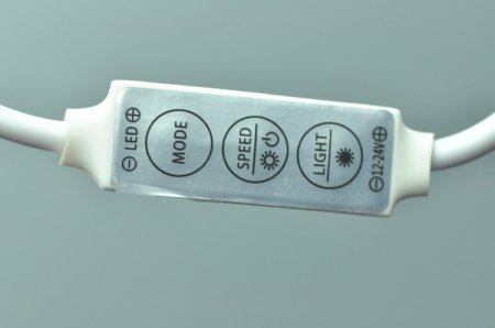 (image for) Mini LED Single Color Controller LED Dimmer for LED 3528 5050 strip light With DC Female Male Connecter