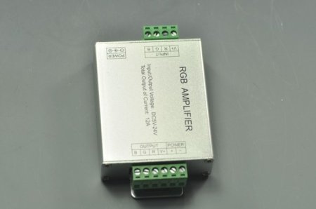 (image for) LED RGB Amplifier For Strip Lighting 5050/3528 Controller Colorful Amplifier 12A
