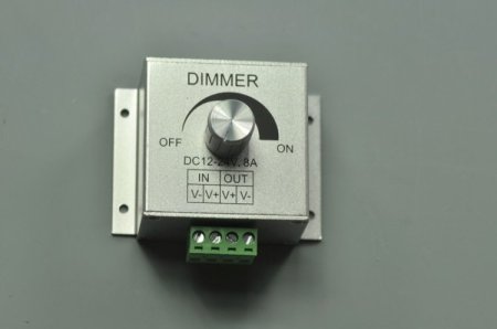 (image for) 12~24 V DC Single Color LED Dimmer Aluminum 8A LED Dimmer
