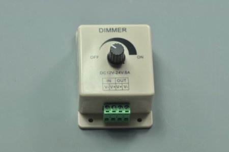 (image for) LED Dimmer Adjustable Brightness Single Color LED Dimmer 12~24V 8A