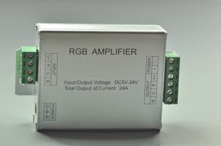 (image for) 24A LED RGB AMPLIFIER Controller For 3528 5050 RGB LED Strip