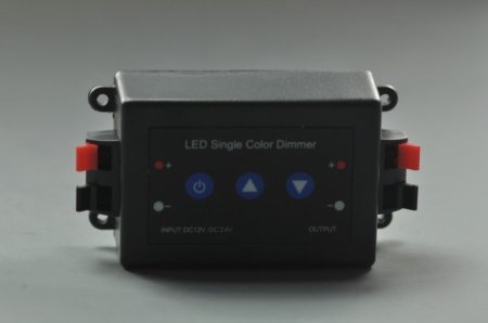 (image for) LED Dimmer Single Color With 3 Keys LED Remote Control 12V-24V 8A Black