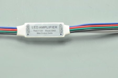 (image for) Mini Strip Amplifier RGB LED Strip lights Color 12V LED Amplifier