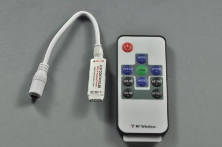 (image for) Mini LED RGB Controller Dimmer 12V 6A 3 Keys for 5050 3528 LED Strip Light 19 Modes 20 Color