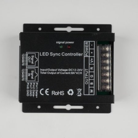 (image for) 12-24V 8A×4 LED RGB Touch Series LED Round Controller For RGB LED Strip