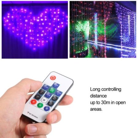 (image for) DC 5V-24V Mini Wireless 17 Keys RF Remote Controller with Lock Function 300 Kinds of Color Changes for WS2812 WS2811 SK6812 RGB LED Strip Light