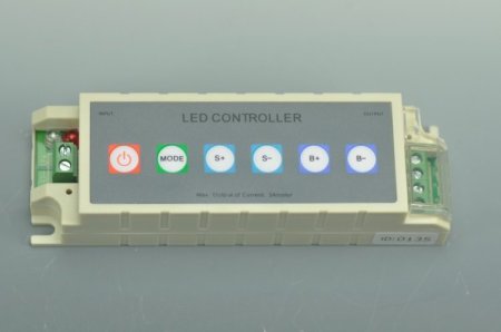 (image for) DC12V/108W DC24V/216W Brightness Speed Controller,wireless RF 20 Key Common 6 Key Controller For RGB LED Strips Light