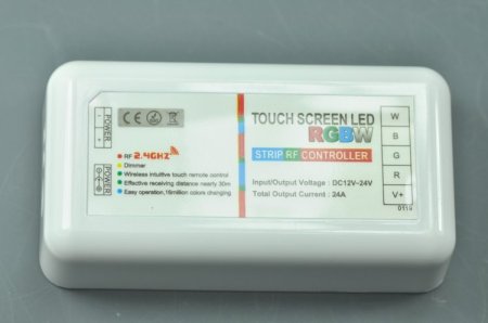 (image for) 2.4G Touch Screen Dimmable LED RGBW Remote Wireless RF Controller For Light Strip