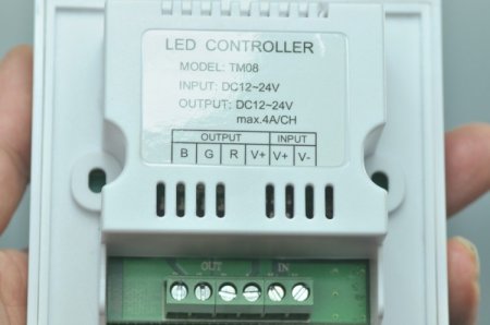 (image for) DC12-24V 3x4A RF Wireless Led Touch Panel RGB Controller For LED Strip Lights