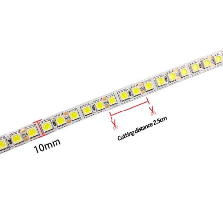 (image for) 12V 5050LED SINGLE ROW STRIP LIGHT 120LEDS/METER 12V5050 LOW VOLTAGE HIGH BRIGHTNESS STRIP LIGHT 5M (16.4FT) 5050STRIP LIGHTSS