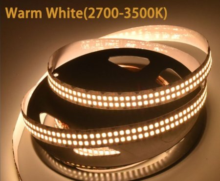 (image for) 12V 2835LED DOUBLE ROW STRIP LIGHT 480LEDS/METER 12V2835 LOW VOLTAGE HIGH BRIGHTNESS STRIP LIGHT 5M (16.4FT) 2835STRIP LIGHTSS
