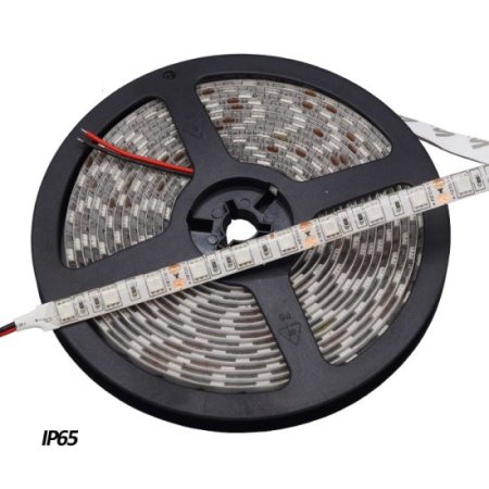 (image for) 12V5050 EPOXY WATERPOOF LED STRIP LIGHT 60LEDS/METER 12V5050 LOW VOLTAGE STRIP LIGHT 5M (16.4FT) 300LEDS 5050STRIP