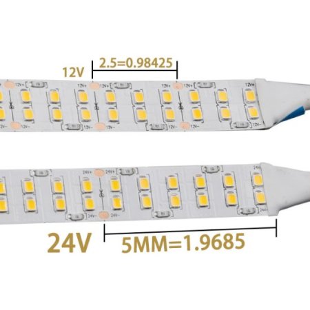 (image for) 12V 2835LED DOUBLE ROW STRIP LIGHT 240LEDS/METER 12V2835 LOW VOLTAGE HIGH BRIGHTNESS STRIP LIGHT 5M (16.4FT) 2835STRIP LIGHTSS