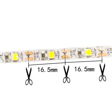 (image for) 5V 2835LED 5MM STRIP LIGHT 60LEDS/METER 5V2835 LOW VOLTAGE HIGH BRIGHTNESS STRIP LIGHT 5M (16.4FT) 300LEDS2835STRIP LIGHTS