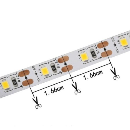 (image for) 5V 2835LED SMD STRIP LIGHT 60LEDS/METER LOW VOLTAGE HIGH BRIGHTNESS STRIP LIGHT 5M (16.4FT) 300LED