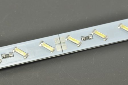 (image for) 39.3inch 7020 Rigid LED Strips 72LED 1M 12V DC Aluminium Rigid Strip Light