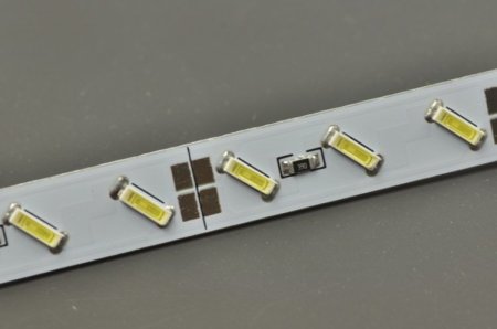 (image for) 39.3inch 7020 Rigid LED Strips 72LED 1M 12V DC Aluminium Rigid Strip Light