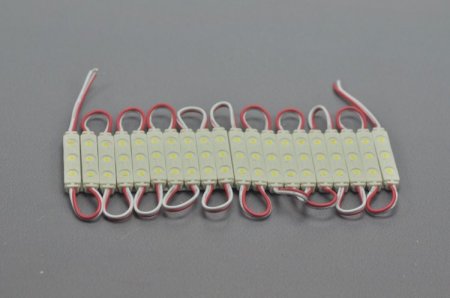 (image for) UL certification Everlight 3528 LED Modules 0.24W LED Modules String 45mm*8mm 12V Everlight LED Modules Waterproof Side View Emitting Module