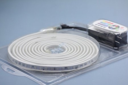 (image for) Waterproof Commercial RGB LED Strip Light 5050 Colour Changing 110V Rope string