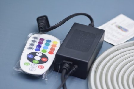 (image for) Waterproof Commercial RGB LED Strip Light 5050 Colour Changing 110V Rope string