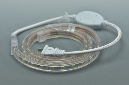 (image for) 5050 AC 110V Strip 220V Strip 240V Strip Light 12MM 60LED 1M 5050 Single Color High Voltage Rope Light(1-100meters)