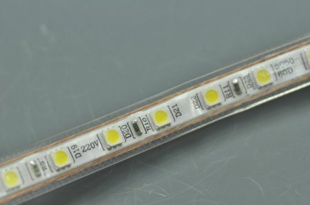 (image for) 5050 AC 110V Strip 220V Strip 240V Strip Light 12MM 60LED 1M 5050 Single Color High Voltage Rope Light(1-100meters)