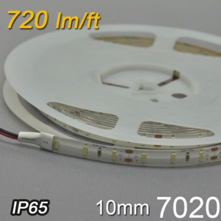 (image for) Waterproof LED Strip Light SMD7020 Flexible 12V Strip Light 5 meter(16.4ft) 300LEDs