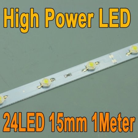 (image for) 39.3inch High Power Rigid LED Strips 72W 24LED 1M 12V DC Aluminium Rigid Strip Bar light