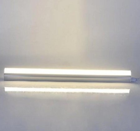 (image for) 10Pcs Pack /2FT/3FT/4FT/5FT Line Voltage AC T5 LED Tube Light with Milky White cover