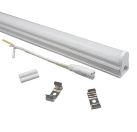 (image for) 10Pcs Pack /2FT/3FT/4FT/5FT Line Voltage AC T5 LED Tube Light with Milky White cover