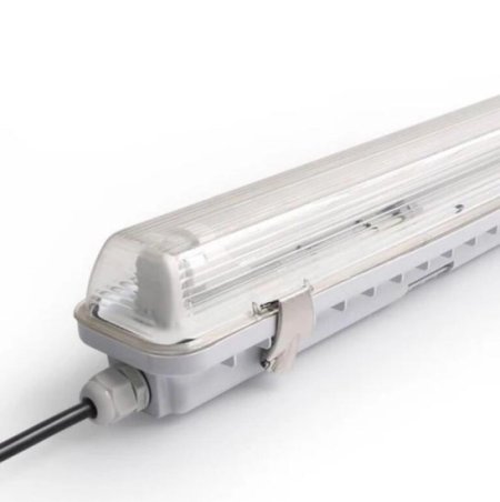 (image for) LED Tube Fixture (No Tube included) for Single LED Tube Tri-proof LED Tube Support Bracket Waterproof , Dustproof, Corrosion-Proof