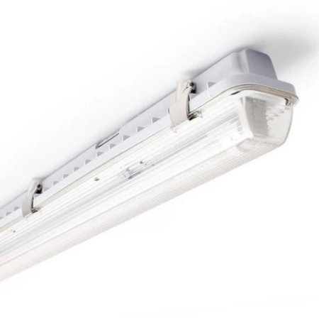 (image for) LED Tube Fixture (No Tube included) for Single LED Tube Tri-proof LED Tube Support Bracket Waterproof , Dustproof, Corrosion-Proof