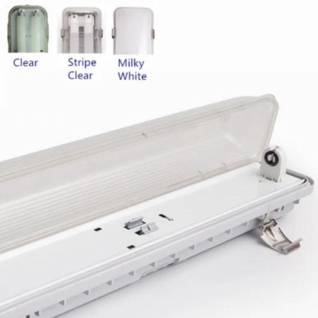 (image for) LED Tube Fixture (No Tube included) for Single LED Tube Tri-proof LED Tube Support Bracket Waterproof , Dustproof, Corrosion-Proof