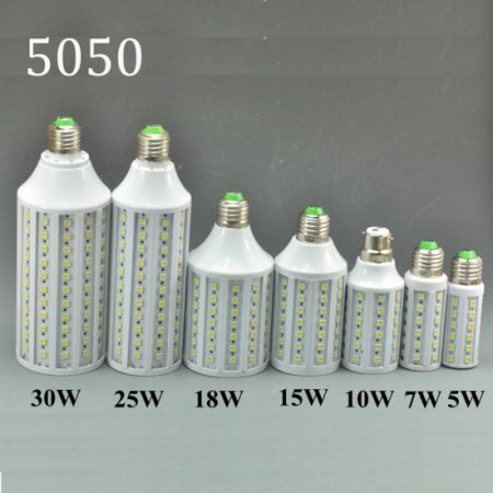 (image for) 5050 Corn Light Bulb Lamp E27 5W 10W 15W 18W 25W 30W High power Light Corn Lamp Bulb